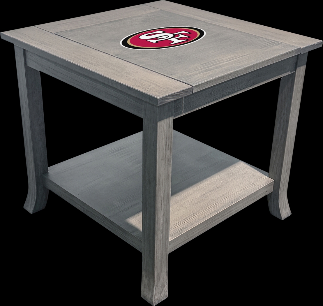 San Francisco 49ers Game Day End Table - Thumbnail - Image 1