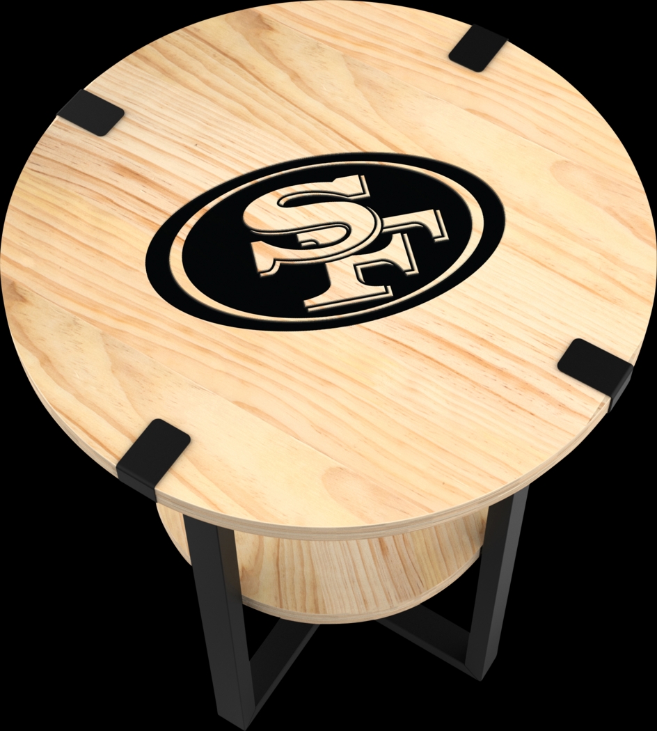 San Francisco 49ers Side Table - Thumbnail - Image 4