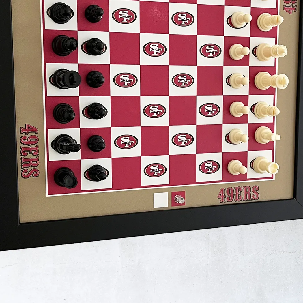San Francisco 49ers Wall Chess Set - Thumbnail - Image 4