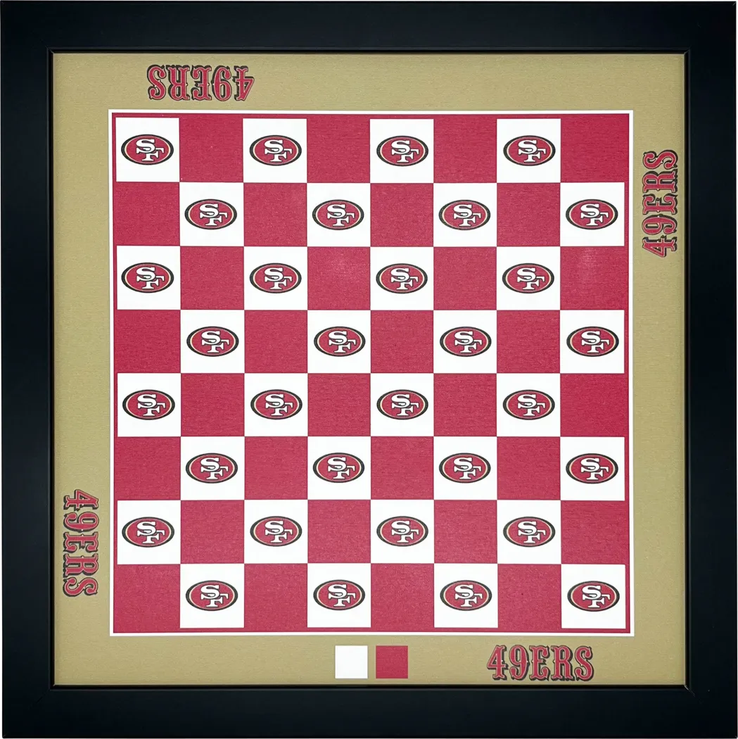 San Francisco 49ers Wall Chess Set - Thumbnail - Image 1