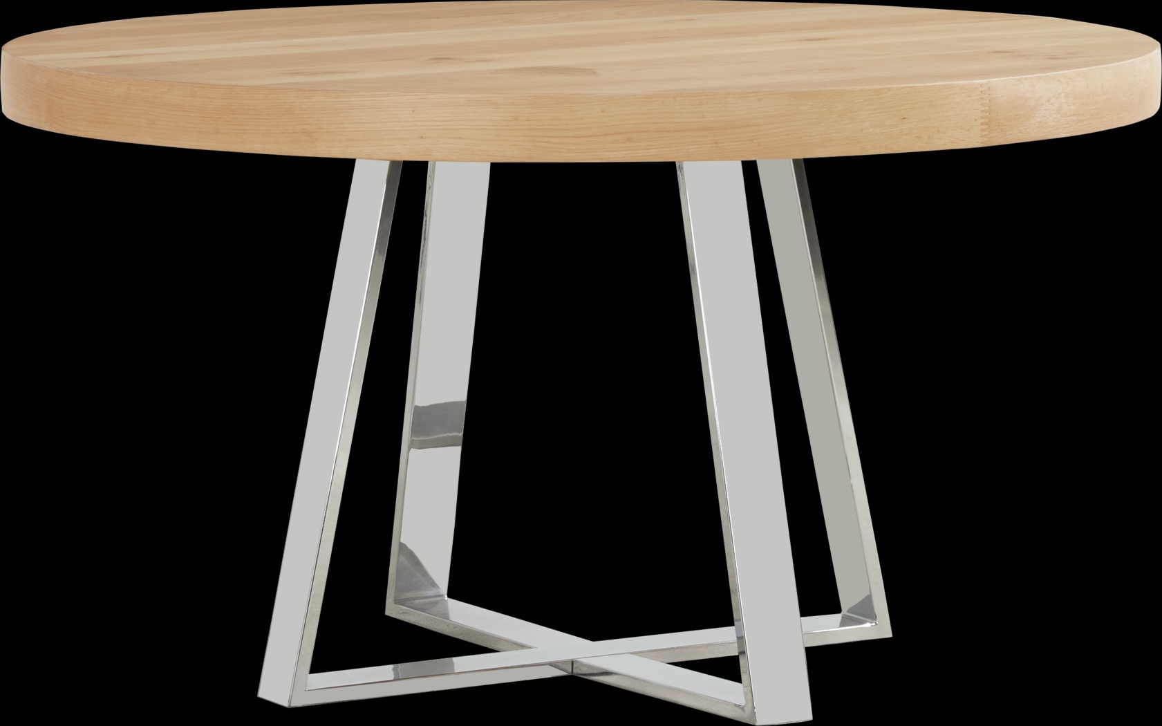 San Francisco Natural Round Dining Table - Thumbnail - Image 1