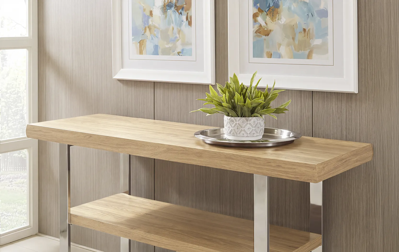 San Francisco Natural Sofa Table - Image 3