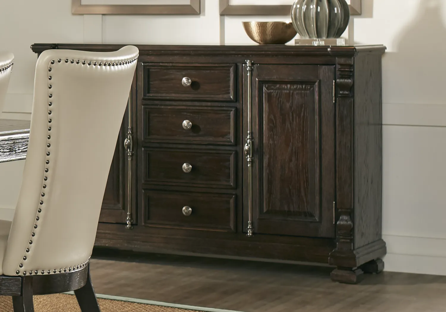 San Luis Oak 8 Pc Rectangle Dining Room - Thumbnail - Image 6