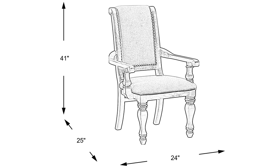 Dimension Image. Please refer to the Dimension Tab on this page for dimension details.