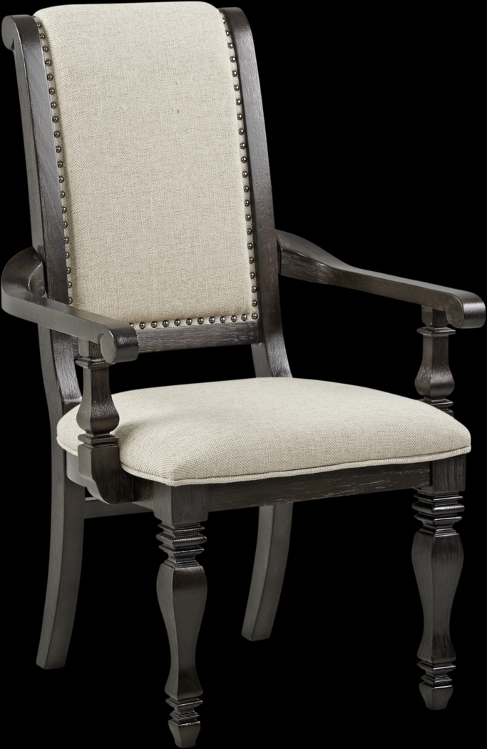 San Luis Oak Sleigh Arm Chair - Thumbnail - Image 1