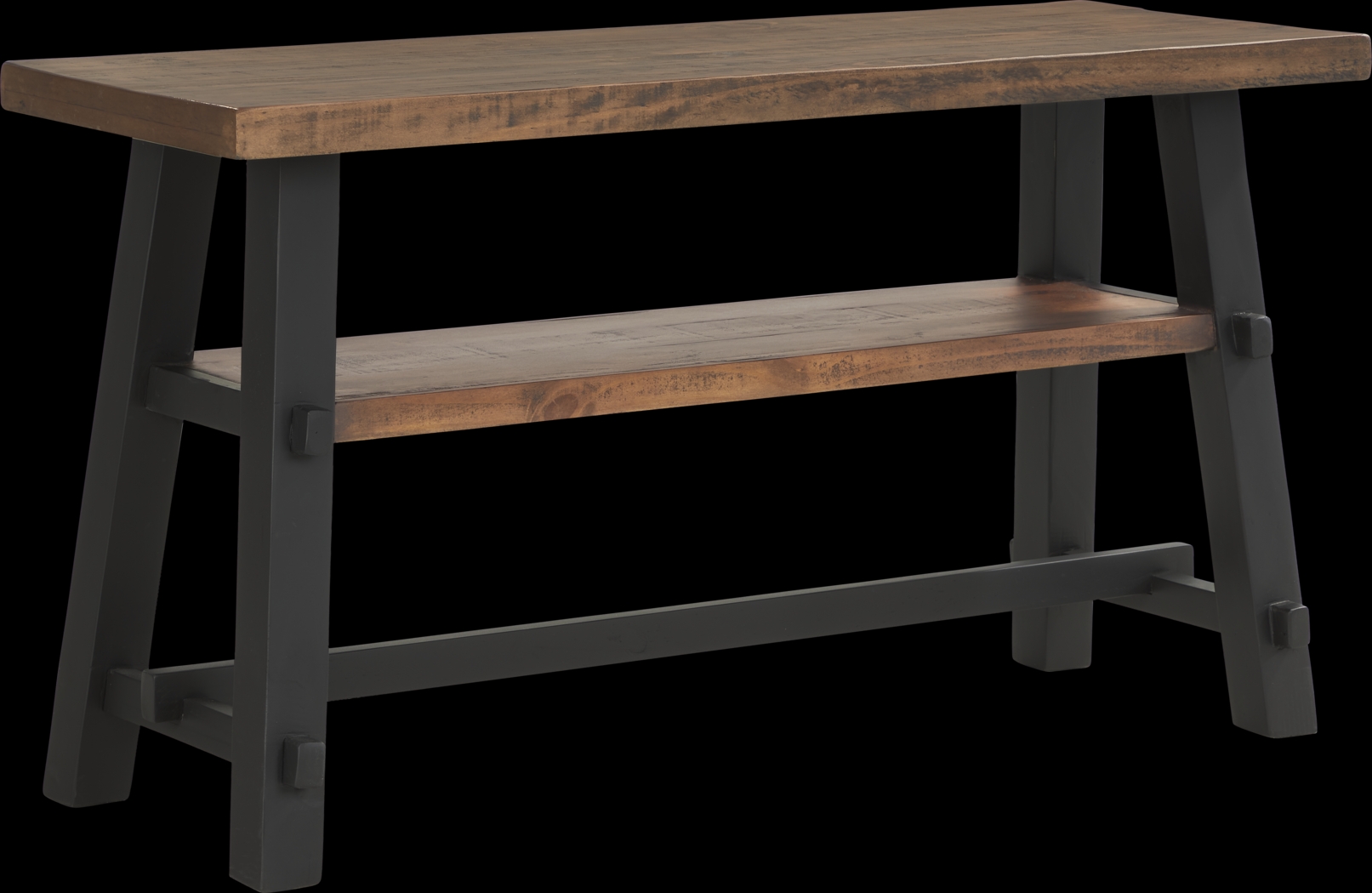 San Mateo Brown Sofa Table - Thumbnail - Image 1