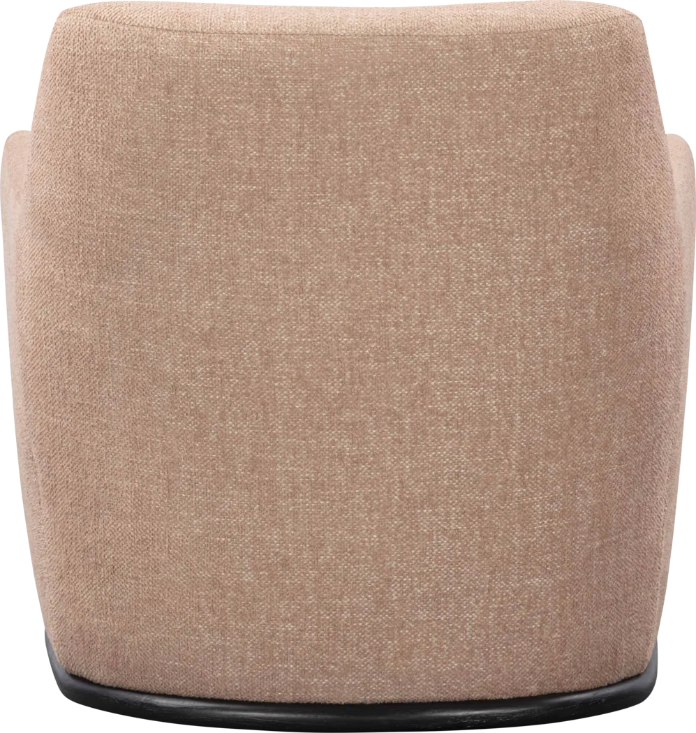 Sanbiens Peach Swivel Accent Chair - Thumbnail - Image 5