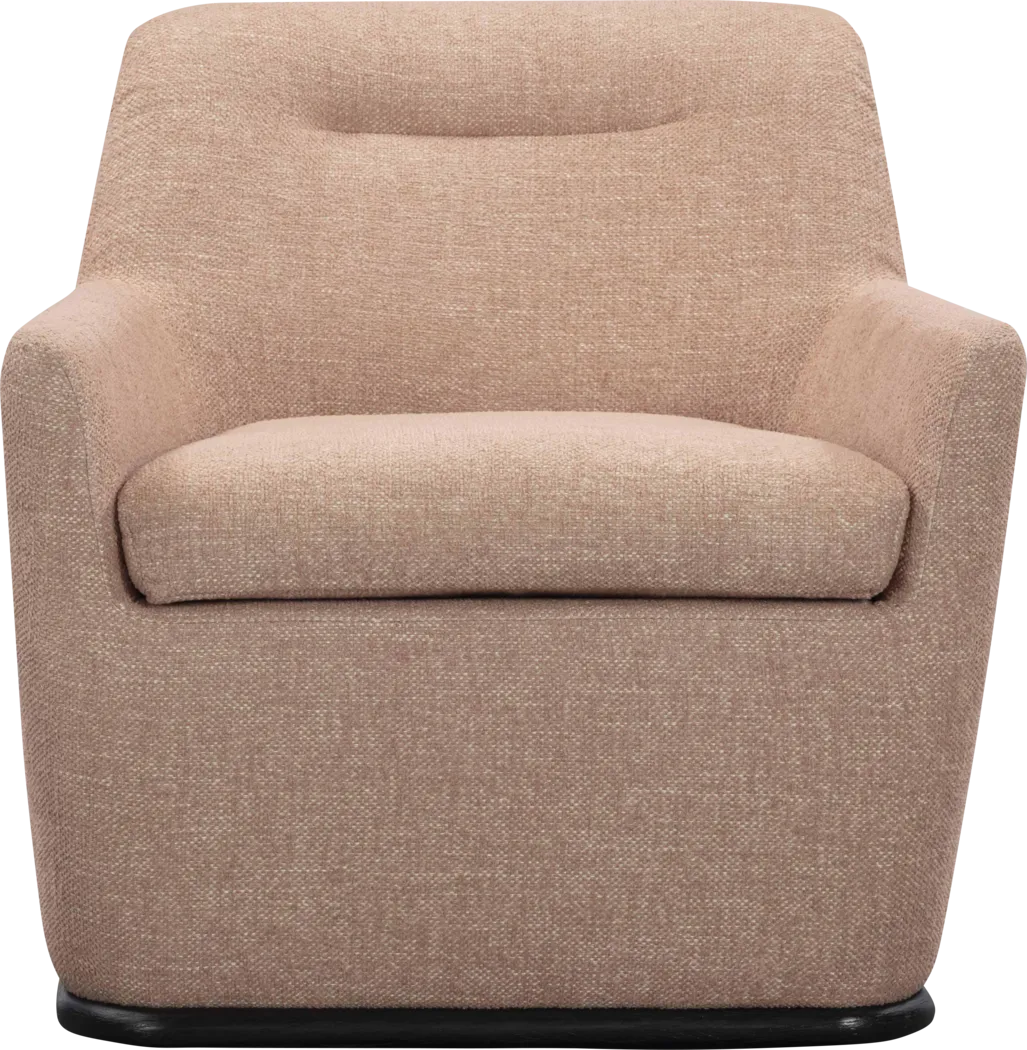 Sanbiens Peach Swivel Accent Chair - Thumbnail - Image 8