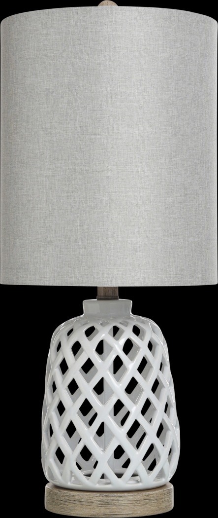 Sanbriand White Lamp - Thumbnail - Image 1