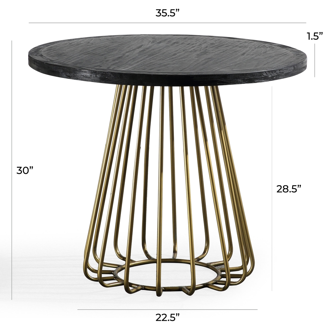 Sanclaire Black Dining Table - Thumbnail - Image 6