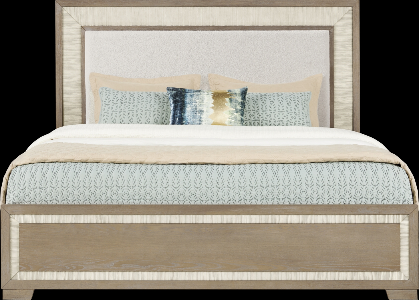 Sand Key Sandstone 7 Pc Queen Upholstered Bedroom - Thumbnail - Image 2