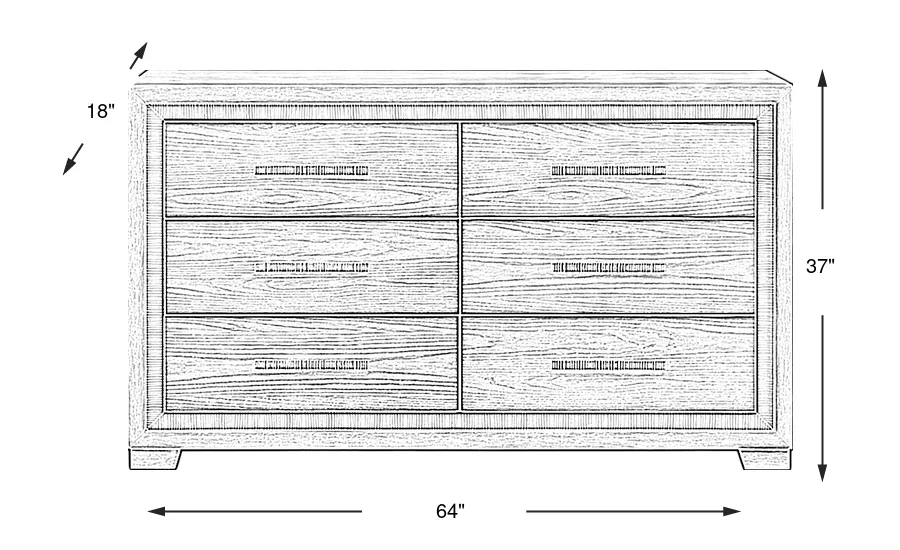 Dimension Image. Please refer to the Dimension Tab on this page for dimension details.