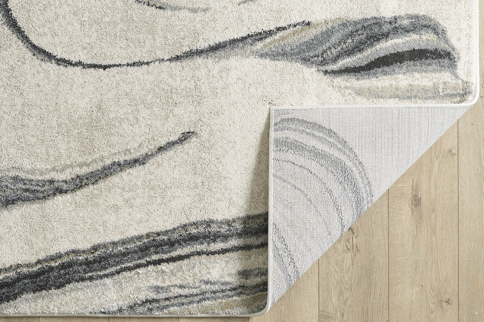 Sand Ribbons Ivory 5'3 x 7'7 Rug - Thumbnail - Image 3