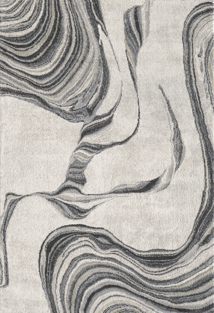 Sand Ribbons Ivory 7'10 x 9'10 Rug - Thumbnail - Image 1