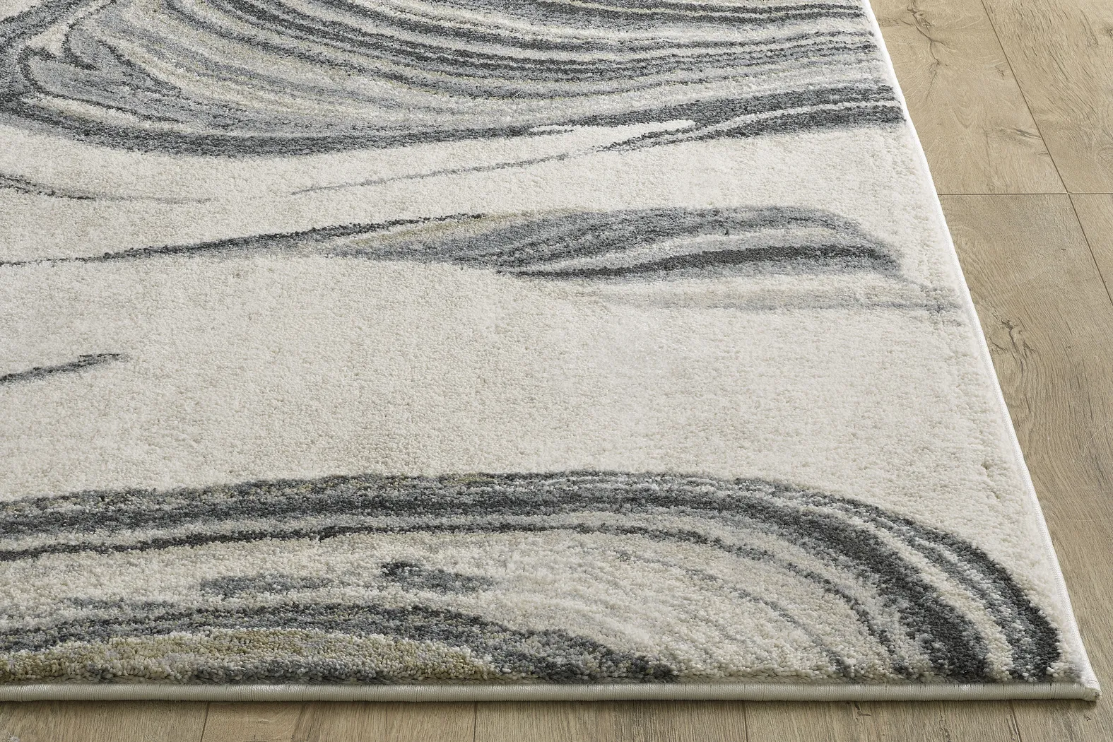 Sand Ribbons Ivory 8'10 x 13' Rug - Thumbnail - Image 2