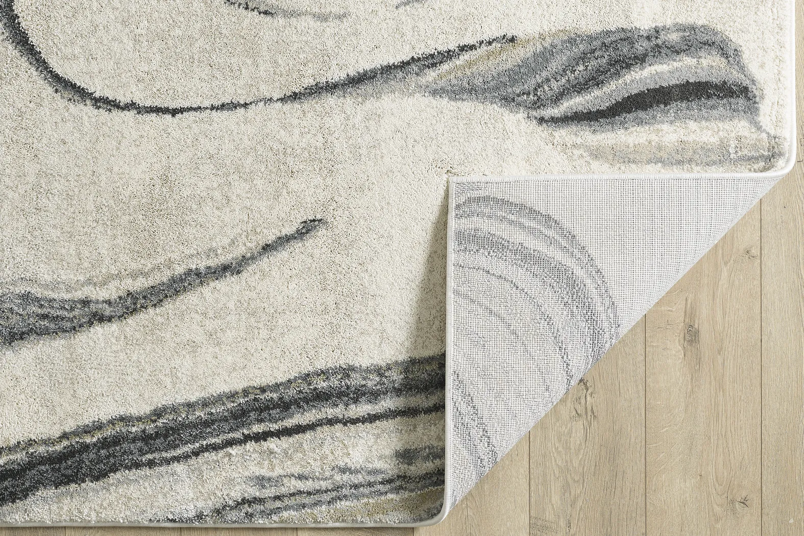 Sand Ribbons Ivory 8'10 x 13' Rug - Thumbnail - Image 3