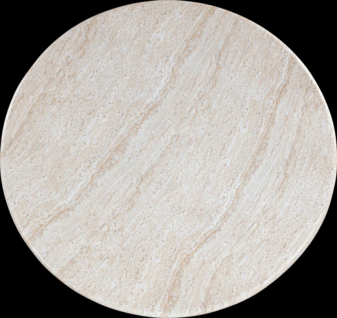 Sandeep Brown Round Dining Table - Thumbnail - Image 5