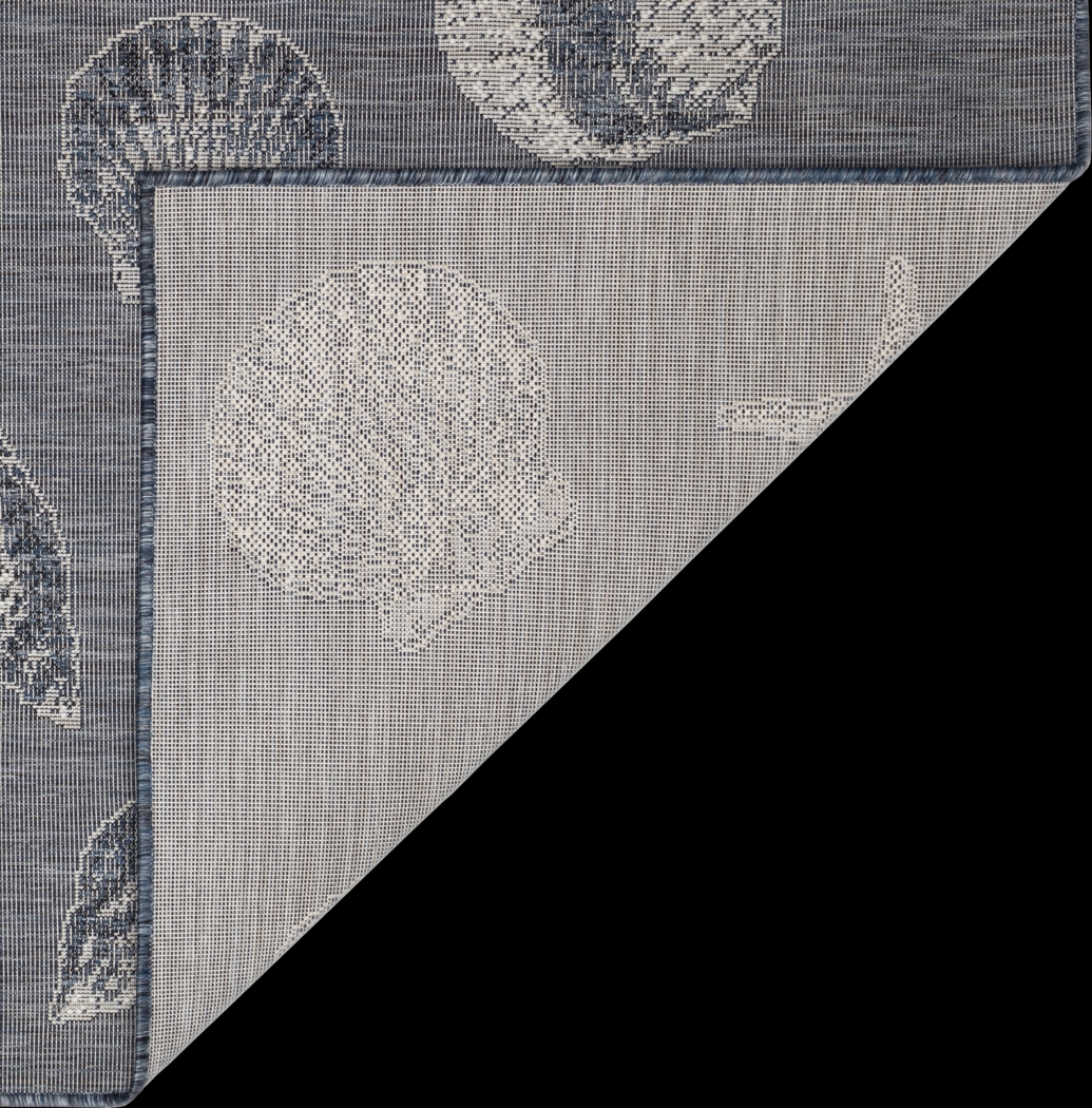 Sandfoot Point Navy 6'8 x 9'4 Indoor/Outdoor Rug - Thumbnail - Image 6