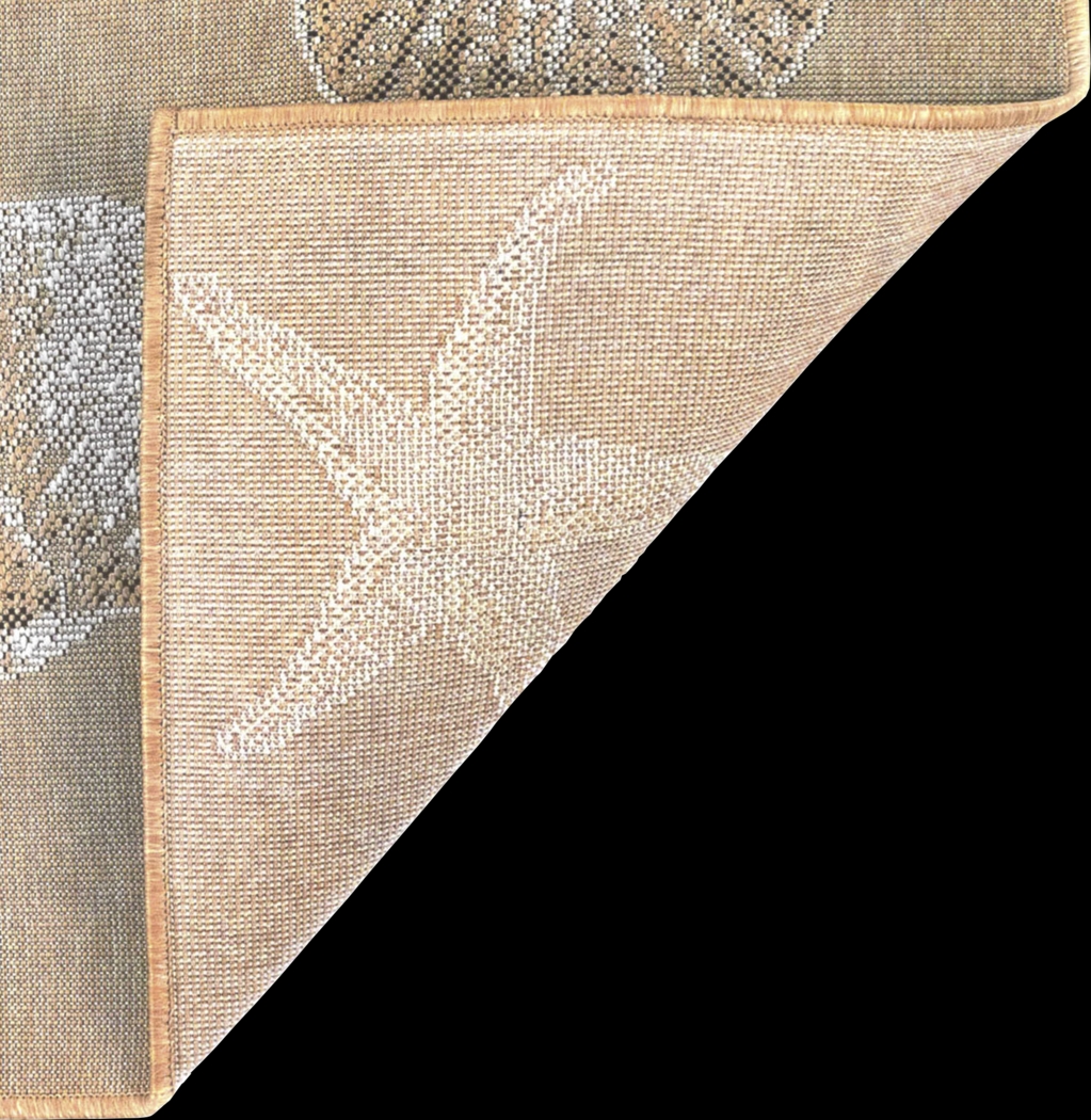 Sandfoot Point Sand 4'10 x 7'6 Indoor/Outdoor Rug - Thumbnail - Image 7