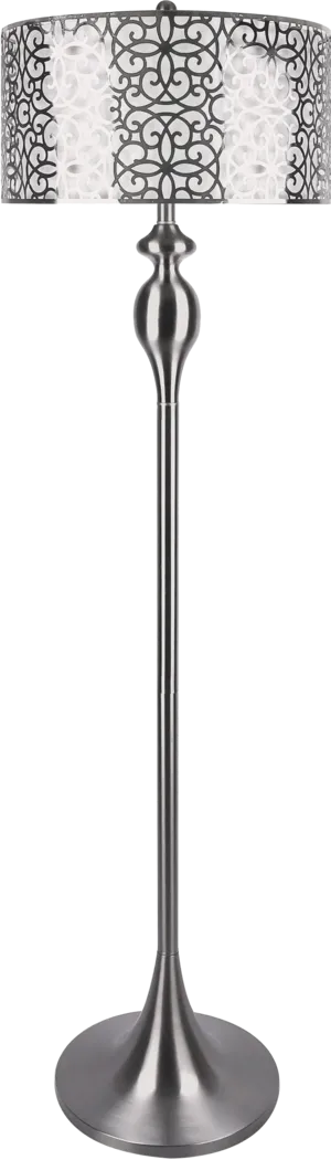 Sandhill Park Silver Floor Lamp - Thumbnail - Image 1