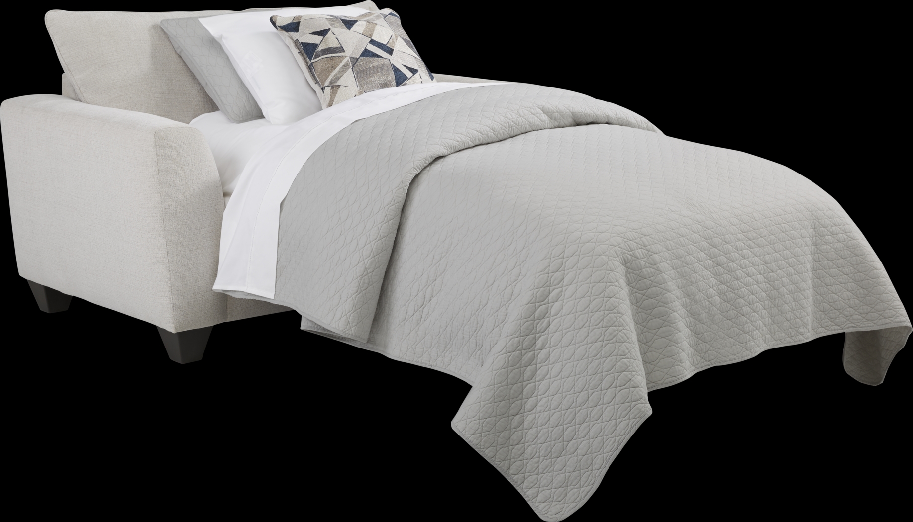 Sandia Heights Beige Sleeper Chair - Thumbnail - Image 3