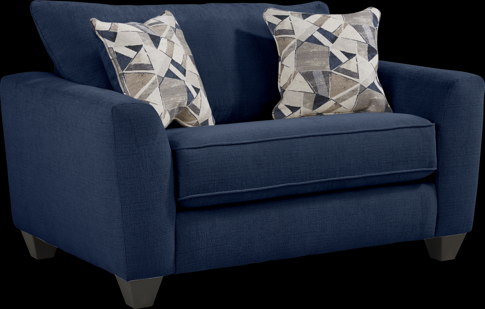 Sandia Heights Blue Gel Foam Sleeper Chair - Thumbnail - Image 1