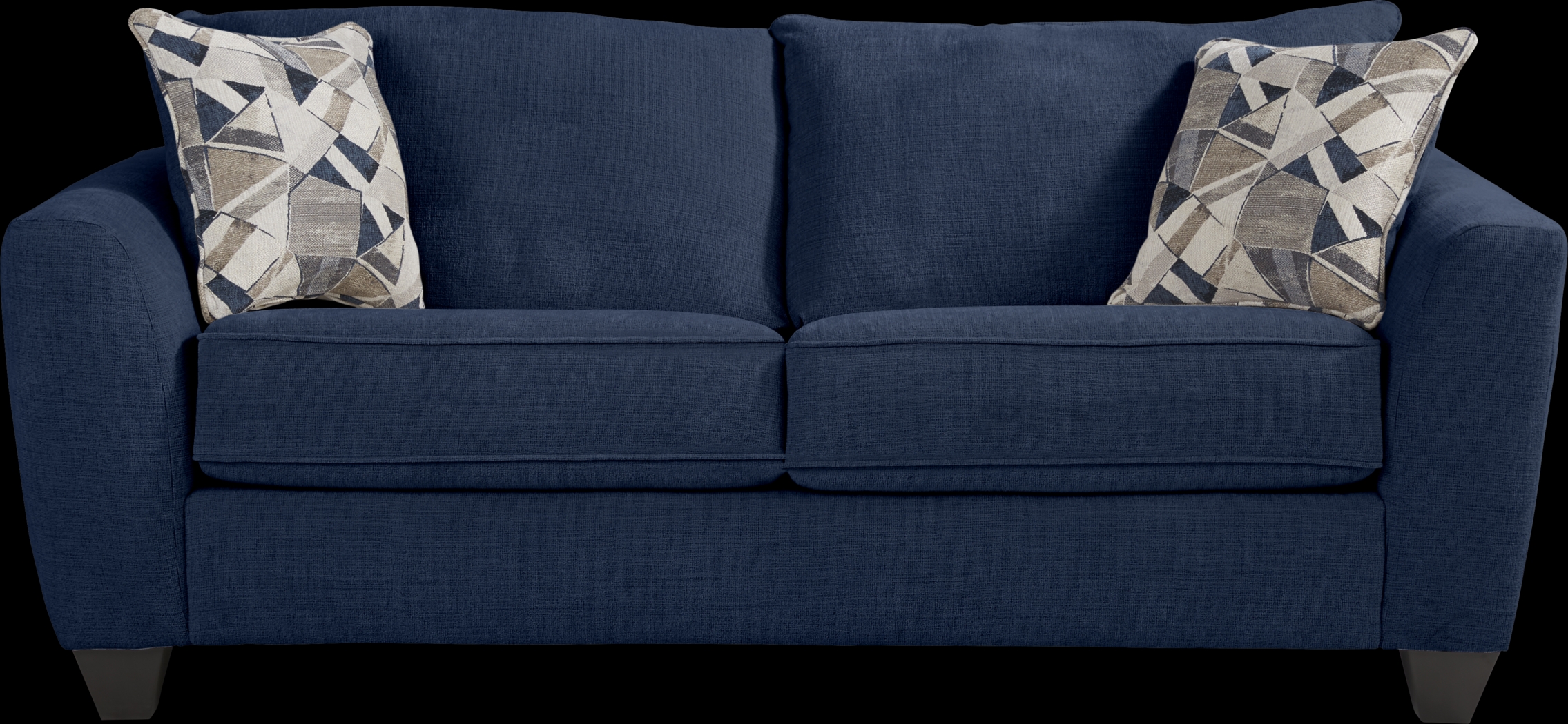 Sandia Heights Blue Sleeper Loveseat - Thumbnail - Image 1
