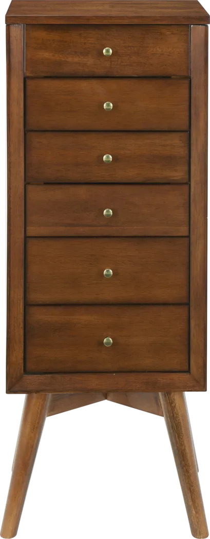 Sandida Brown Jewelry Armoire - Thumbnail - Image 3