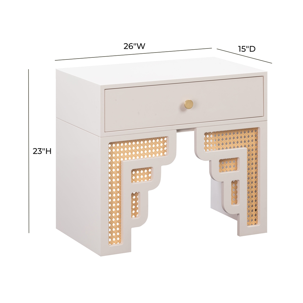 Sandidge Cream Nightstand - Thumbnail - Image 6