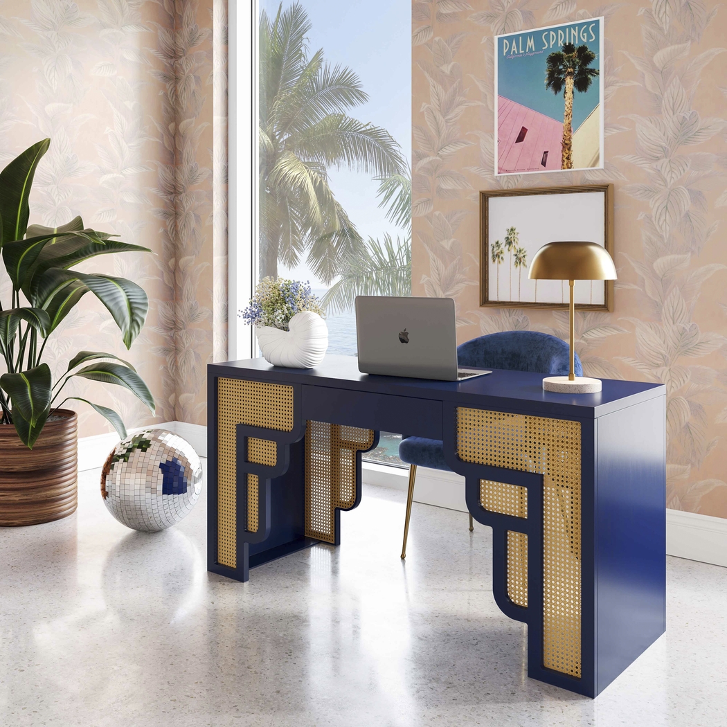 Sandidge Navy Desk - Thumbnail - Image 2