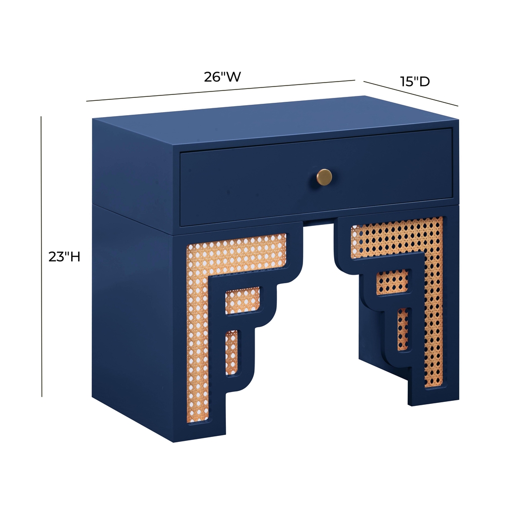 Sandidge Navy Nightstand - Thumbnail - Image 6