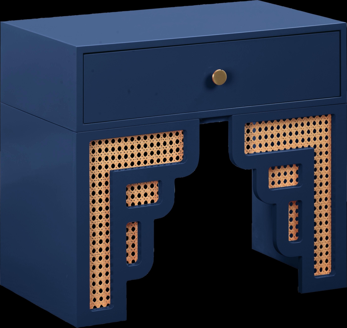 Sandidge Navy Nightstand - Thumbnail - Image 1