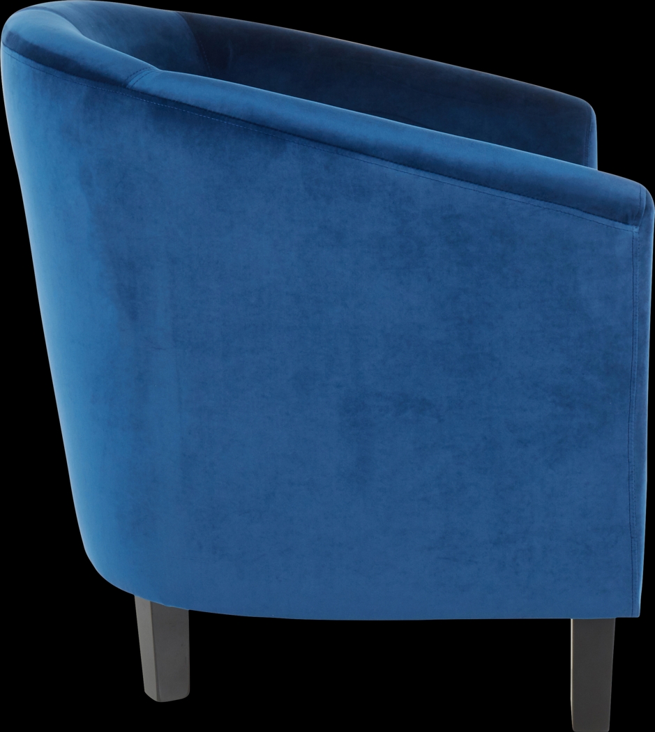 Sandifer Blue Accent Chair - Thumbnail - Image 2