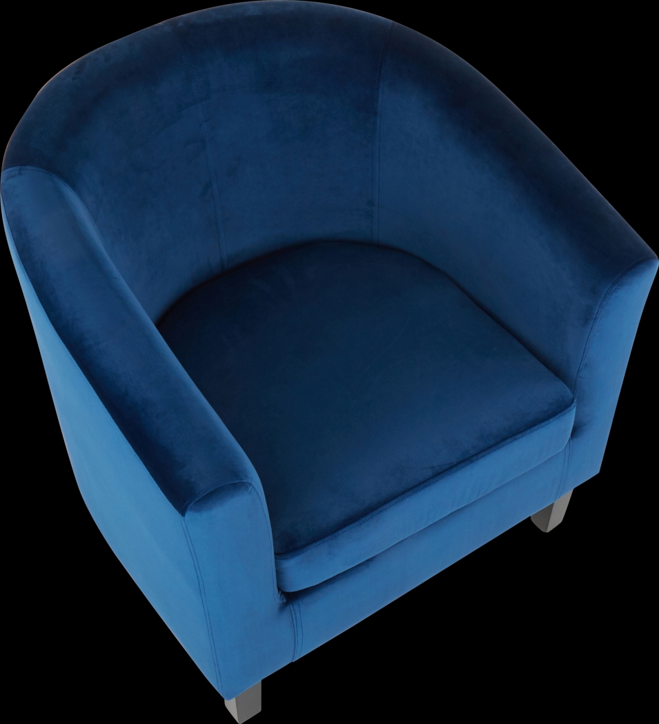 Sandifer Blue Accent Chair - Thumbnail - Image 6