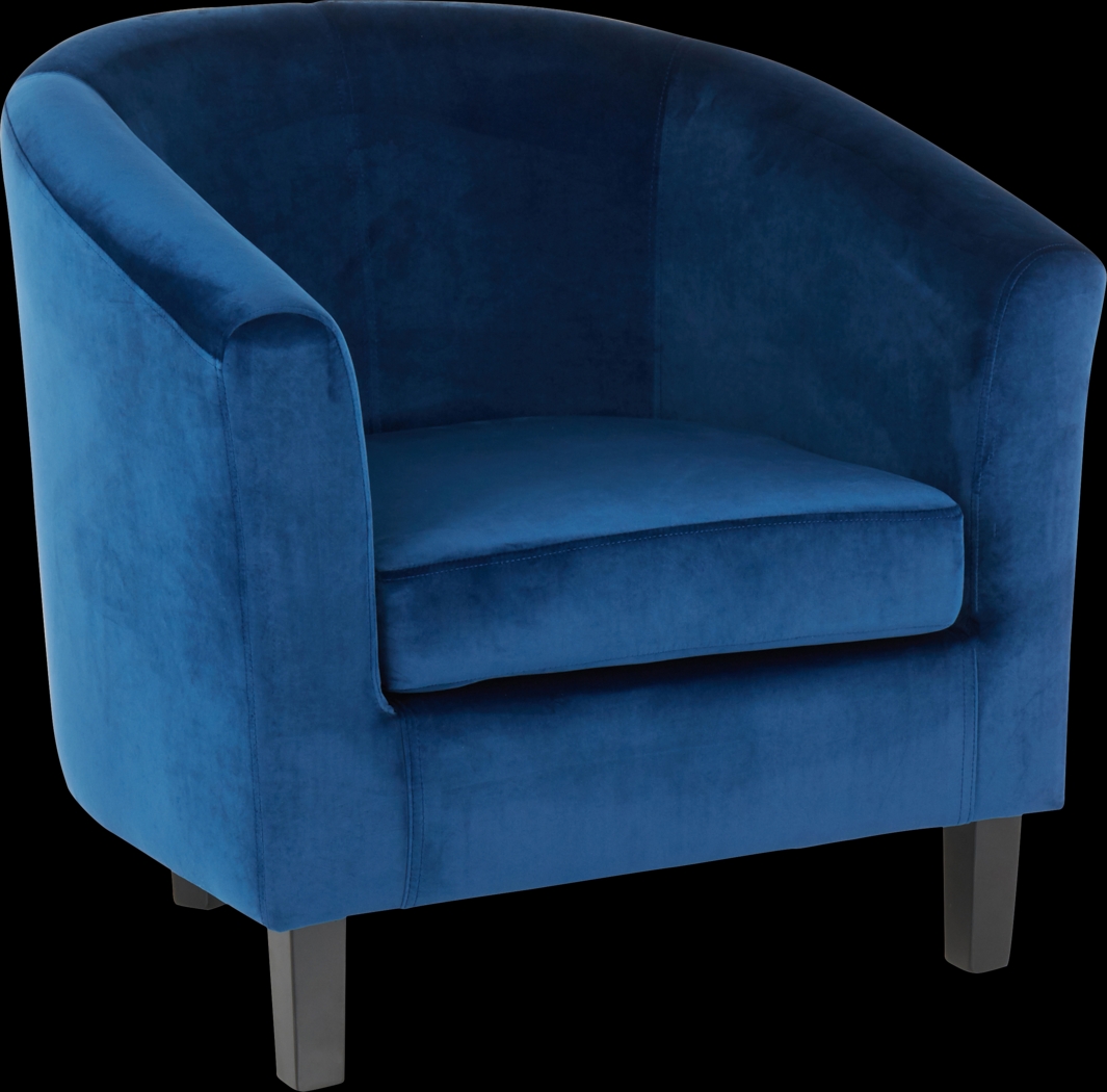 Sandifer Blue Accent Chair - Thumbnail - Image 1