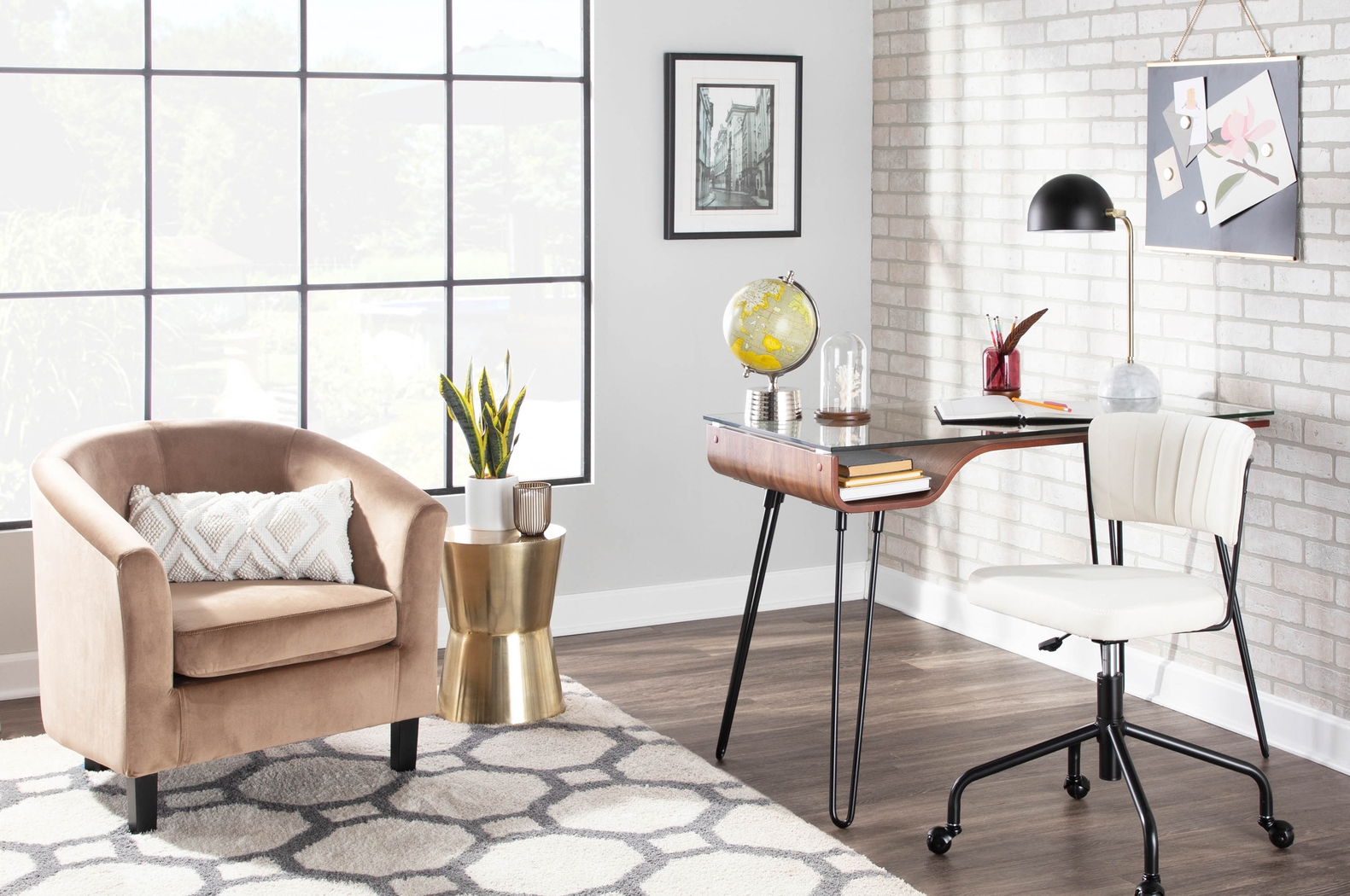 Sandifer Brown Accent Chair - Thumbnail - Image 8