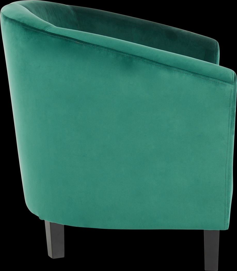 Sandifer Green Accent Chair - Thumbnail - Image 2