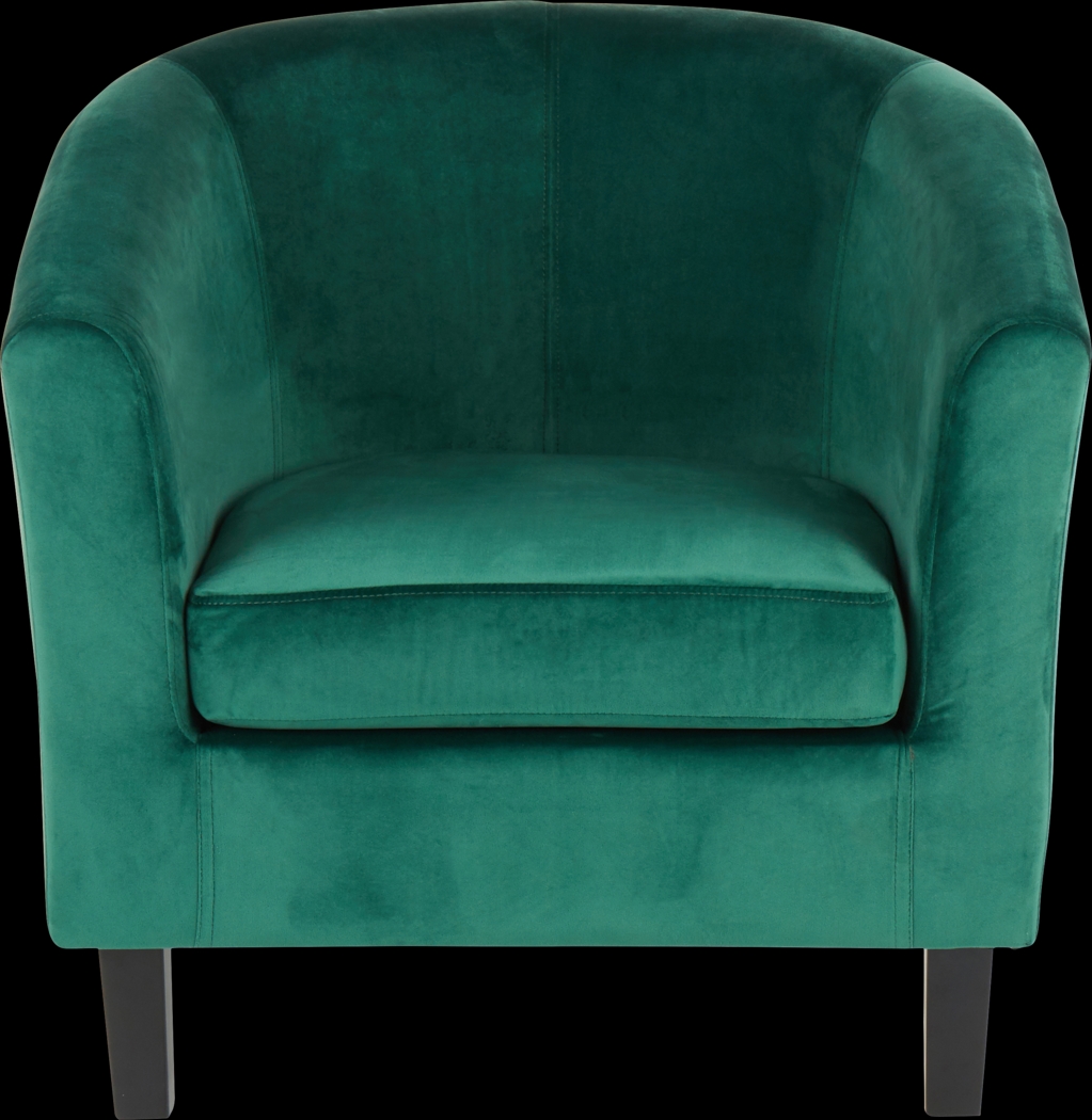 Sandifer Green Accent Chair - Thumbnail - Image 3