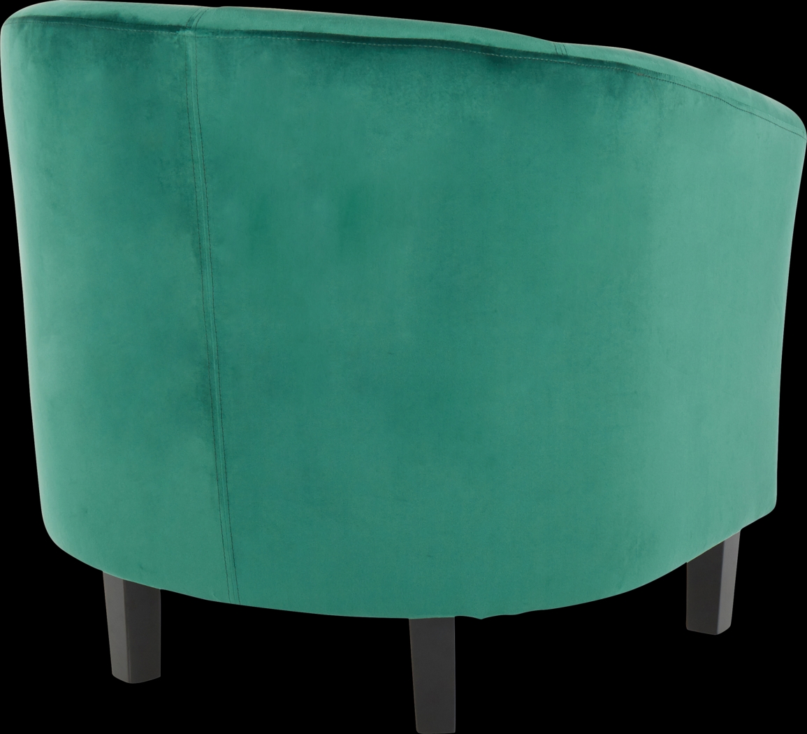 Sandifer Green Accent Chair - Thumbnail - Image 4