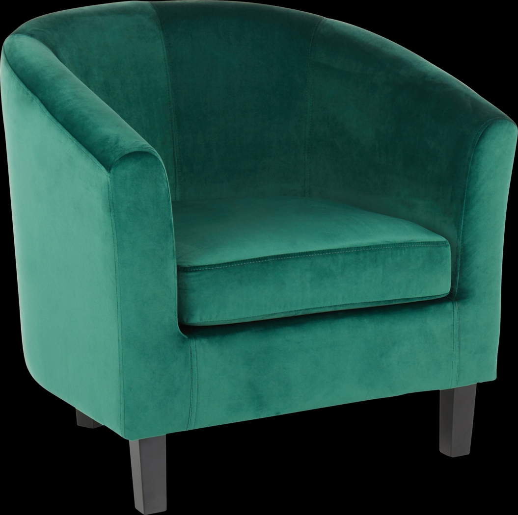Sandifer Green Accent Chair - Thumbnail - Image 1