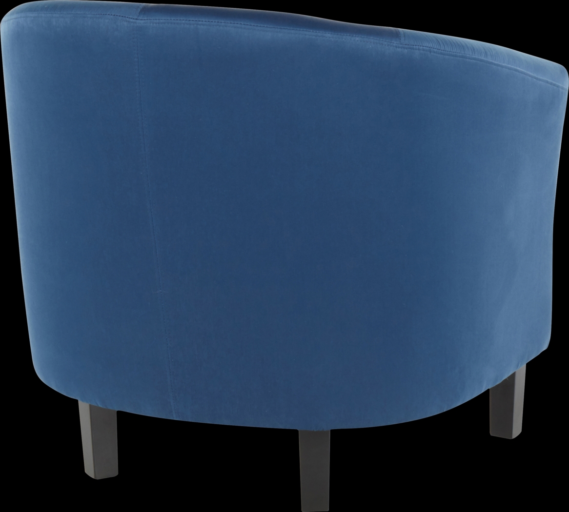 Sandifer Navy Accent Chair - Thumbnail - Image 3