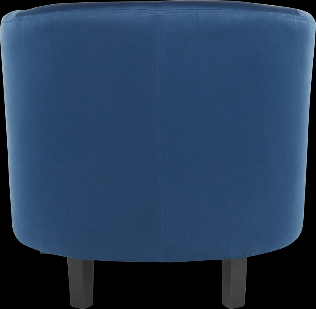 Sandifer Navy Accent Chair - Thumbnail - Image 4