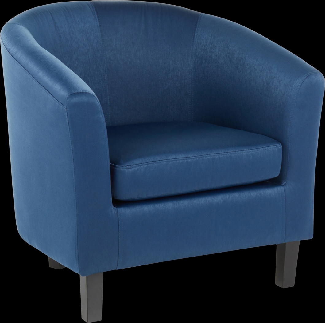 Sandifer Navy Accent Chair - Thumbnail - Image 1
