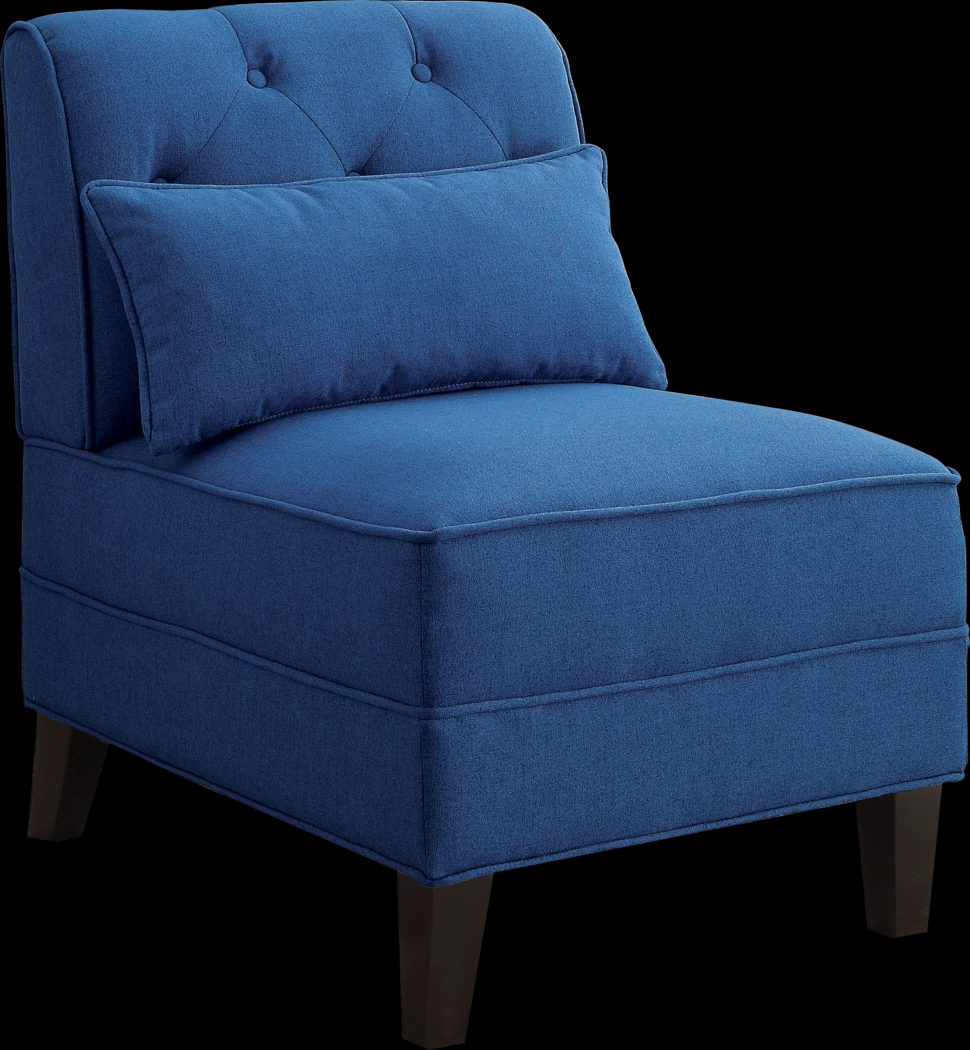 Sandra Blue Accent Chair - Thumbnail - Image 1