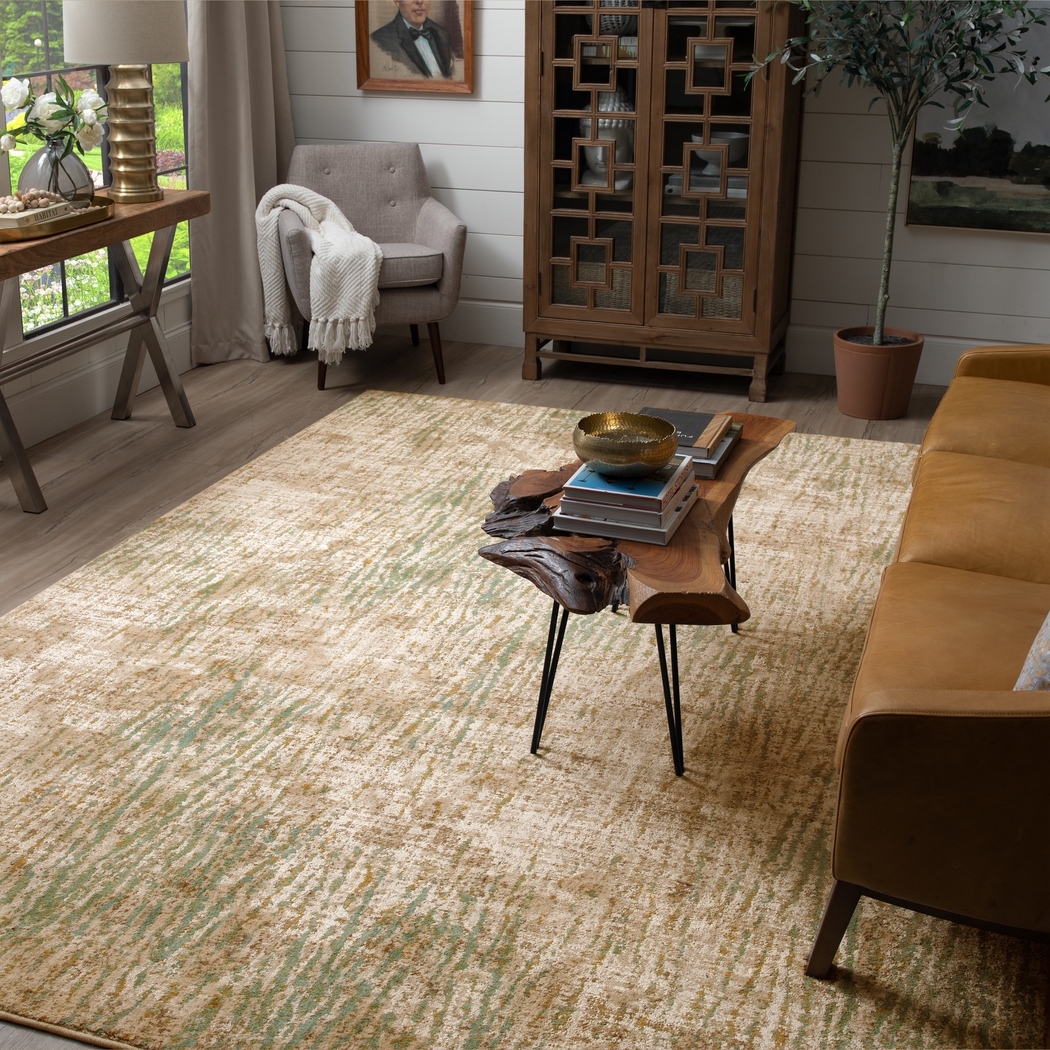 Sandriden Green 6'6 x 9'6 Rug - Thumbnail - Image 3