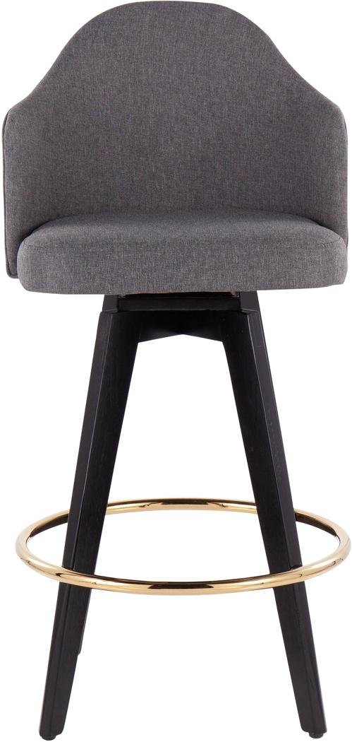 Sandron I Gray Counter Height Stool, Set of 2 - Thumbnail - Image 6