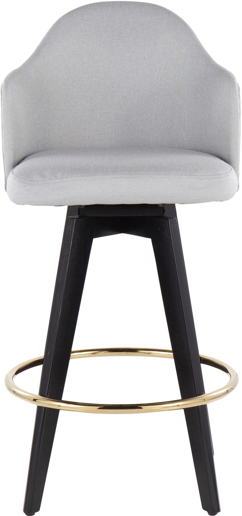 Sandron I Light Gray Counter Height Stool, Set of 2 - Thumbnail - Image 6