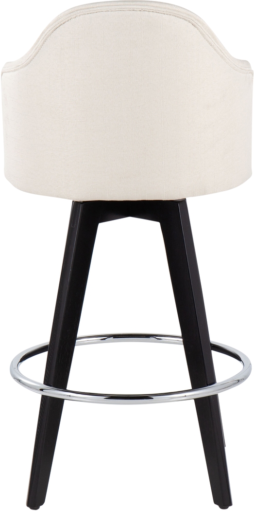 Sandron II Cream Counter Height Stool, Set of 2 - Thumbnail - Image 5