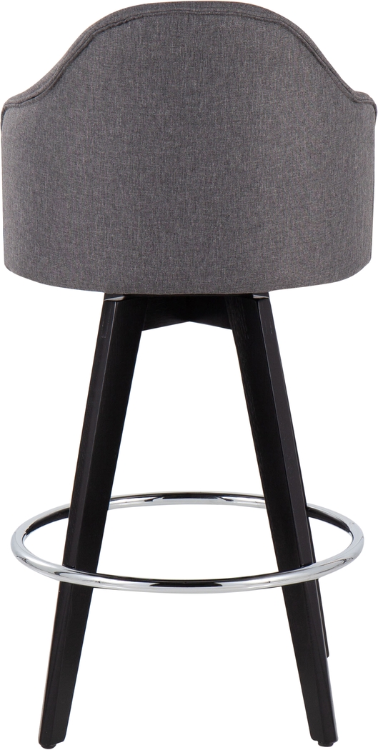 Sandron II Gray Counter Height Stool, Set of 2 - Thumbnail - Image 5