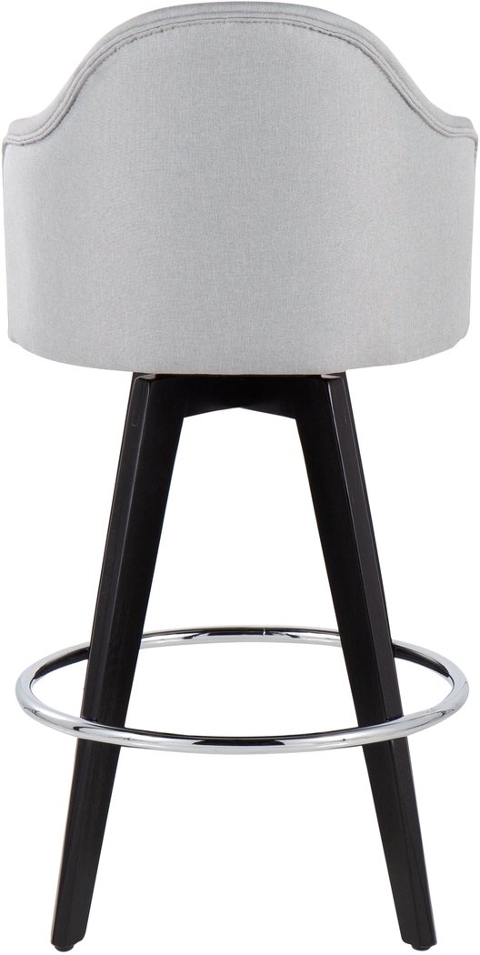Sandron II Light Gray Counter Height Stool, Set of 2 - Thumbnail - Image 5